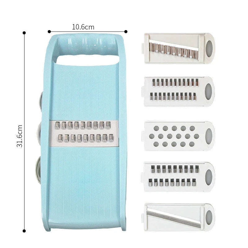 5-in-1 Multi-Functional Vegetable Chopper | Onion Chopper, Mandoline Slicer & Veggie Dicer