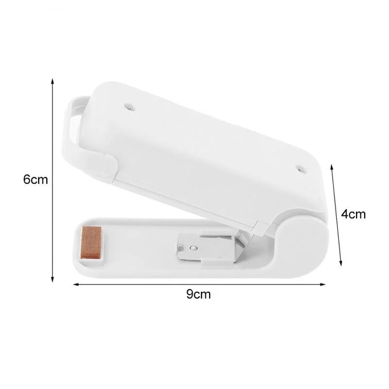 Mini Heat Bag Sealer – Portable Handheld Plastic Food Bag Sealing Machine for Kitchen Storage