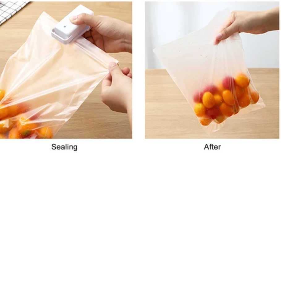 Mini Heat Bag Sealer – Portable Handheld Plastic Food Bag Sealing Machine for Kitchen Storage