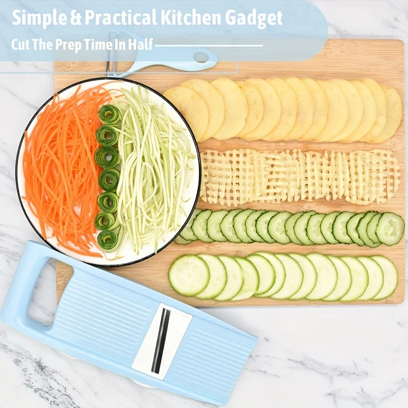 5-in-1 Multi-Functional Vegetable Chopper | Onion Chopper, Mandoline Slicer & Veggie Dicer