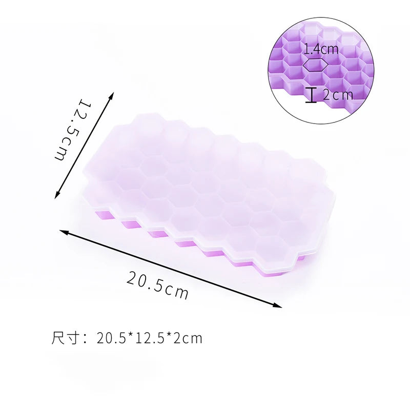4/2/1PCS Silicone Ice Cube Mold with Lid – 148-Cavity Large-Capacity Ice Tray | BPA Free, Food-Grade, Reusable Ice Maker