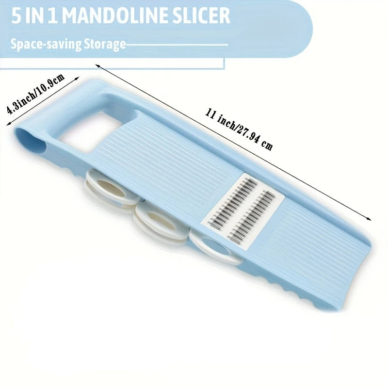 5-in-1 Multi-Functional Vegetable Chopper | Onion Chopper, Mandoline Slicer & Veggie Dicer
